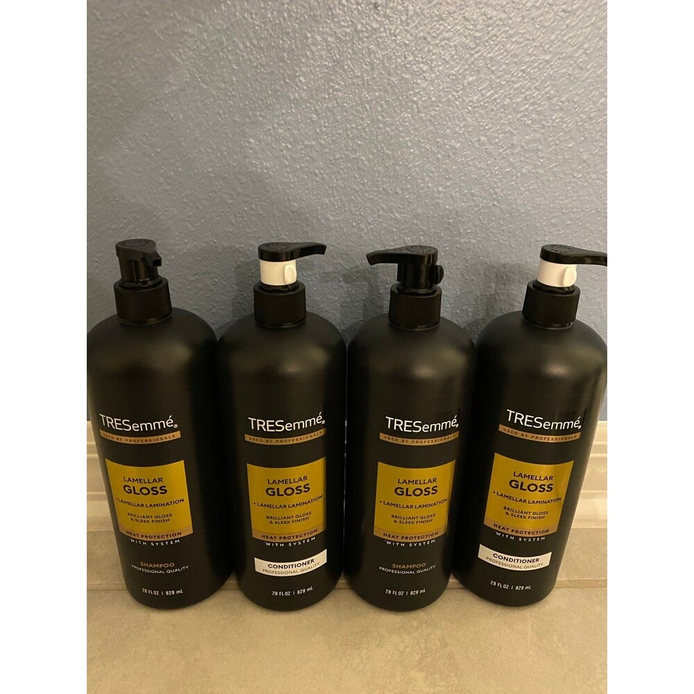 4 brand new Tresemme shampoo and conditioner bundle gloss